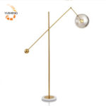 Minimalist Scandinavian Fishing Lamp - Floor-Mounted with Flexible Swing Arm