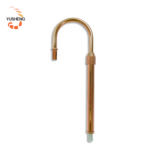 15.5+9.3mm Gold Plated Telescopic Bend Pipe for Lighting