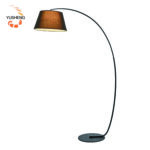 Scandinavian Style Linen Cover Standing Lamp European Bedroom Bedside Living Room Sofa Hardware Material E27 Floor Lamp - Image 2