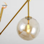 Minimalist Scandinavian Fishing Lamp - Floor-Mounted with Flexible Swing Arm - Image 2
