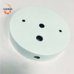 102mm Diameter x 20mm Deep White Baked Enamel Folded Edge Tray - Image 2
