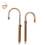15.5+9.3mm Gold Plated Telescopic Bend Pipe for Lighting - Image 2