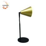 10.5mm Diameter Universal Joint Lamp Body - 245mm Pipe + 120mm Base  Matte Black