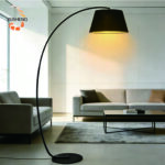 Scandinavian Style Linen Cover Standing Lamp European Bedroom Bedside Living Room Sofa Hardware Material E27 Floor Lamp - Image 3