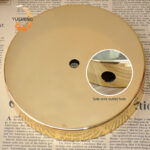 Stamped and spun iron discs, flat discs, straight-edge discs, ceiling-mounted discs - Image 2