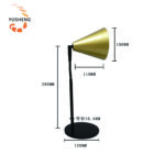 10.5mm Diameter Universal Joint Lamp Body - 245mm Pipe + 120mm Base  Matte Black - Image 3