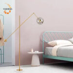 Minimalist Scandinavian Fishing Lamp - Floor-Mounted with Flexible Swing Arm - Image 4