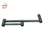 Customizable 19mm Base 11.5mm Tube Swing Arm Floor Lamp - Satin Nickel Finish