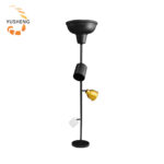 140mm Base 1200mm Height Multi-Pole Multi-Head Floor Lamp - Modern Ambient Lighting for Home & Commercial Use