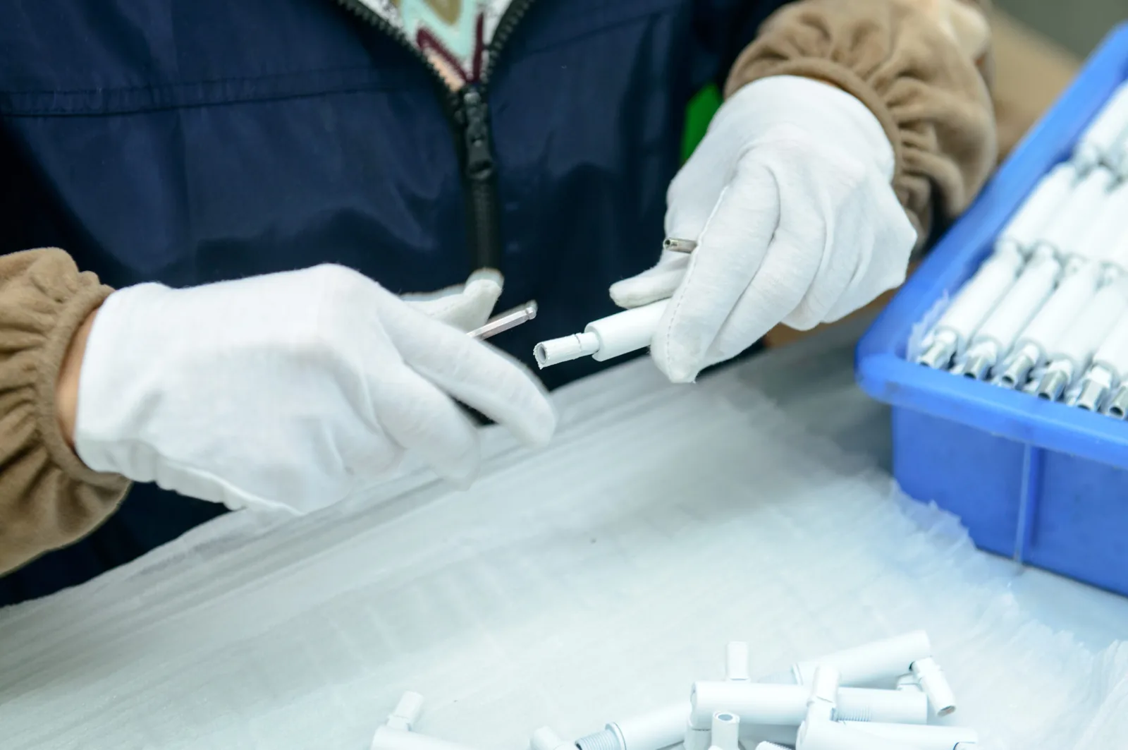 Final quality inspection for manufactured components